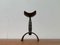 Mid-Century Brutalist Candleholder in Wrought Iron, 1960s 25