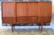 Danish High Sideboard in Teak with Bar, Image 1