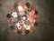 Fume’ and Pink “Tronchi” Murano Glass Chandelier from Murano, Image 7