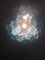 Lámpara de araña Tronchi de cristal de Murano en azul claro de Murano, Imagen 3