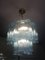 Lámpara de araña Tronchi de cristal de Murano en azul claro de Murano, Imagen 2