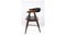 Rosewood Black Leather Dining Chairs, Set of 4 6