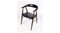 Rosewood Black Leather Dining Chairs, Set of 4 2