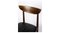Danish Design Black Leather Rosewood Dining Table Chairs, Set of 6 4