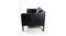 Black Leather Two-Seater Sofa from Stouby Møbelfabrik, Image 3