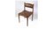 Danish Design Rosewood with Brown Leather Dining Chairs, Set of 6 2