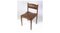 Danish Design Rosewood with Brown Leather Dining Chairs, Set of 6, Image 2