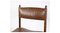 Danish Design Rosewood with Brown Leather Dining Chairs, Set of 6 3