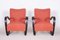 Art Deco Czechoslovakian Beech H-269 Armchairs by Jindřich Halabala, Set of 2 9