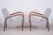 Art Deco Czechia Beech Armchairs by Koželka and Kropáček for Hala, 1930s, Set of 2 9