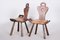 Art Deco Czech Chairs from Jizba, 1940s, Set of 2, Image 4