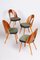 Mid-Century Style Green Dining Chairs by Antonín Šuman, 1950s, Set of 4 7