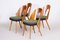 Mid-Century Style Green Dining Chairs by Antonín Šuman, 1950s, Set of 4, Image 4