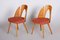 Mid-Century Czech Chairs by Antonín Šuman, 1950s, Set of 2 7