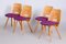 Mid-Century Modern Dining Chairs by František Jirák for Tatra Furniture, Set of 4 3