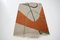 Kleiner geometrischer Kelim Teppich im Stil von Antonín Kybal, 1950er 2