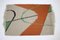 Kleiner geometrischer Kelim Teppich im Stil von Antonín Kybal, 1950er 3
