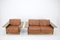 Finnish Living Room Lounge Leather Set from Häme Furniture, 1970s, Set of 3 4
