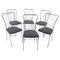 Italian Dining Chairs in Bouclé Fabric, 1970s, Set of 6 1