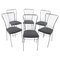 Italian Dining Chairs in Bouclé Fabric, 1970s, Set of 6, Image 1