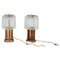 Copper Table Lamps from Kamenický Šenov, Czechoslovakia, 1970s, Set of 2, Image 1