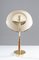 Mid-Century Swedish Model 600 Table Lamp in Brass, Glass and Wood from Boréns 3