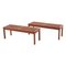 Scandinavian Benches in Teak by John Vedel-Rieper for Källemo, 1960s, Set of 2, Image 1