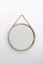 Mid-Century Swedish Round Mirror in Oak by Uno & Östen Kristiansson for Luxus 1