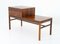 Scandinavian Casino Side Table in Rosewood and Brass by Engström & Myrstrand 3