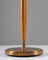 Mid-Century Swedish Table Lamp in Teak and Brass from Böhlmarks, Image 3