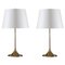 Mid-Century Table Lamps in Brass by A. Svensson and Y. Sandström for Bergboms, Set of 2 1