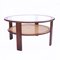 Round Teak Coffee Table with Cane Shelf from G-Plan, 1960s, Image 1