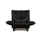 Dark Blue Leather Ds 121 Armchair with Function from de Sede, Image 3