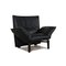 Dark Blue Leather Ds 121 Armchair with Function from de Sede 1