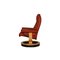 Brown Sunrise Leather Lounge Chair with Relax Function Including Stool from Stressless, Set of 2 10