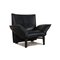 Dark Blue Leather Ds 121 Armchair with Function from de Sede 1