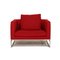 Red Tight Fabric Armchair from B&b Italia / C&b Italia, Image 7