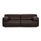 Dark Brown Leather Two-Seater Ds 0820 Couch from de Sede 1