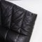 Black Leather Quilted High Back Moel Armchair by Inga Sempé for Ligne Roset 8