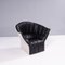 Black Leather Quilted High Back Moel Armchair by Inga Sempé for Ligne Roset, Image 3