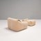 Beige Sandra Sessel & Fußhocker von Annie Hiéronimus für Ligne Roset, 1970er, 2er Set 4