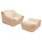 Poltrona Sandra beige con poggiapiedi di Annie Hiéronimus per Ligne Roset, anni '70, set di 2, Immagine 1