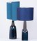 Soholm Lamp with New Silk Custom Made Lampshade by René Houben for Bornholm, 1960s 8
