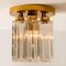 Brass and Glass Lights Ceiling Fixtures from Limburg Glashütte, 1970s, Set of 2, Image 13