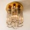 Brass and Glass Lights Ceiling Fixtures from Limburg Glashütte, 1970s, Set of 2, Image 14