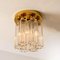 Brass and Glass Lights Ceiling Fixtures from Limburg Glashütte, 1970s, Set of 2, Image 2
