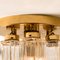 Brass and Glass Lights Ceiling Fixtures from Limburg Glashütte, 1970s, Set of 2, Image 16
