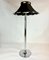 Lámpara de pie de cromo y tela negra de Anna Ehrner para Ateljé Lyktan, Imagen 4