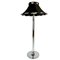 Lámpara de pie de cromo y tela negra de Anna Ehrner para Ateljé Lyktan, Imagen 1