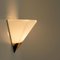 White Glass Modern Wall Lamp from Glashütte Limburg, 1970s, Image 11